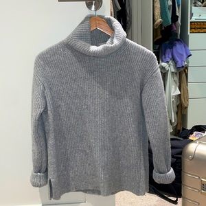 J. Cree Rib-Stitch Turtleneck